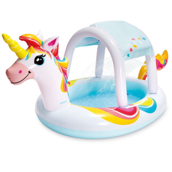 Piscina gonflabila - Unicorn Spray pool, 254x132x109 cm